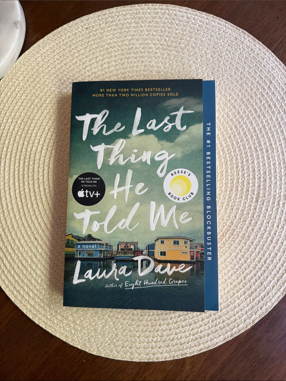 The Last Thing He Told Me by Laura Dave - Teal & Blue Cover